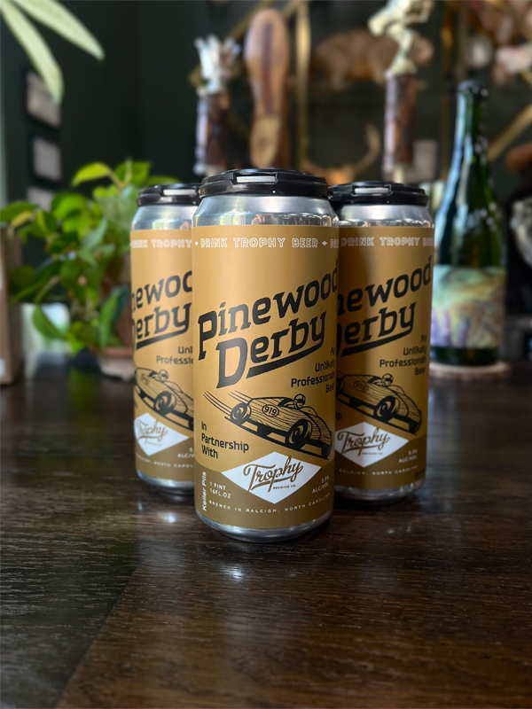 Trophy: Unlikely Pro's Pinewood Pils (4-Pack)