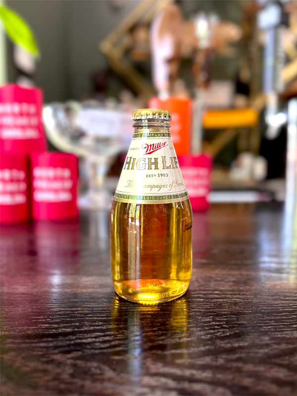 Miller: High Life Pony Bottle (7oz Single) – Unlikely Professionals