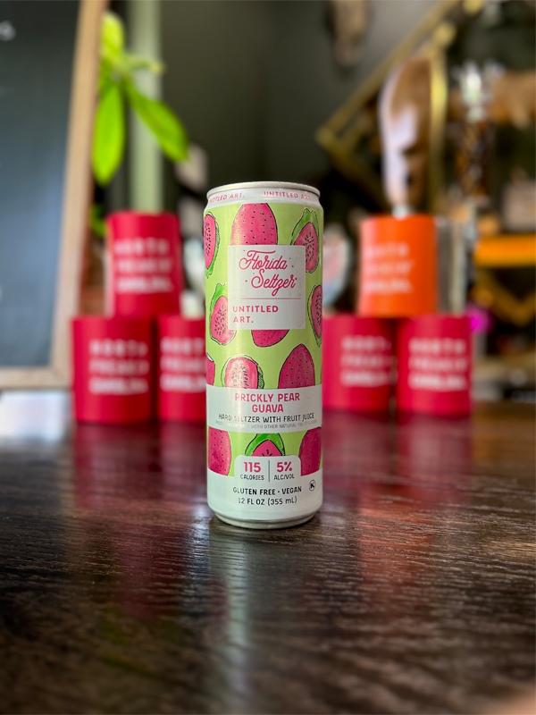 Untitled Art: Prickly Pear Guava Seltzer (12oz Single)