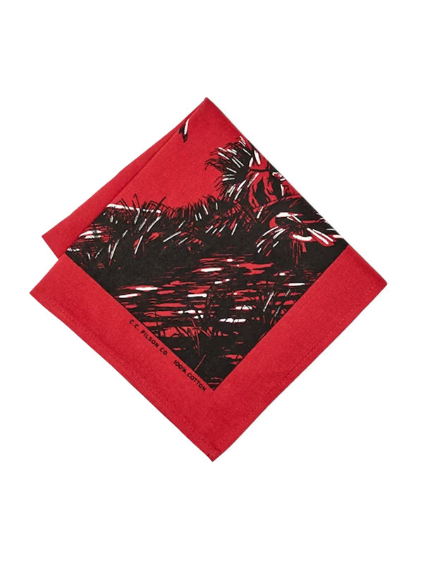 Great Outdoors Bandana: Red/Outdoorsman