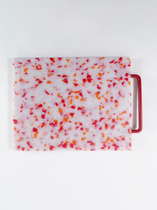 Large Cutting Board: Red/White