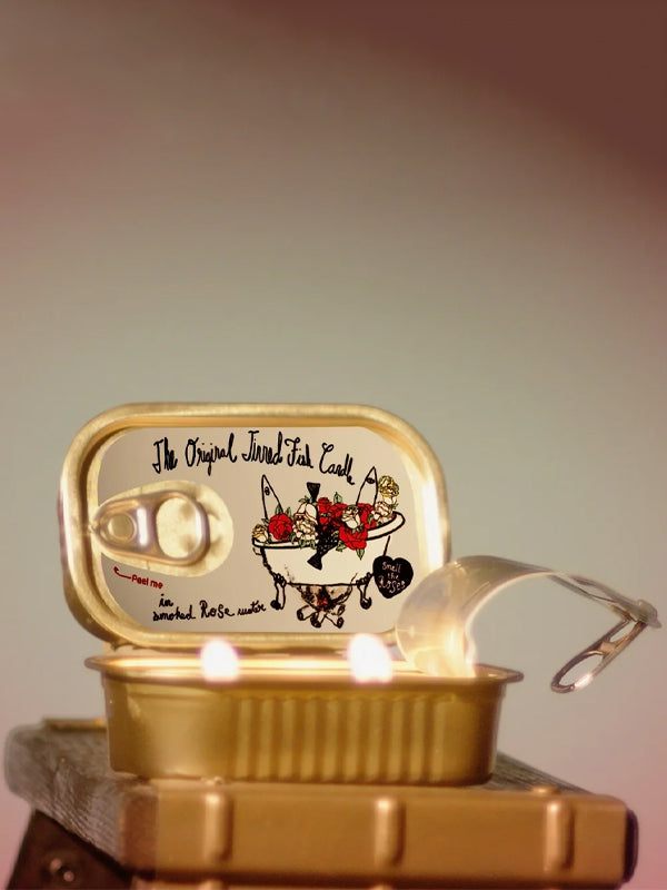 The Original Tinned Fish Candle: Smoked Rose Water