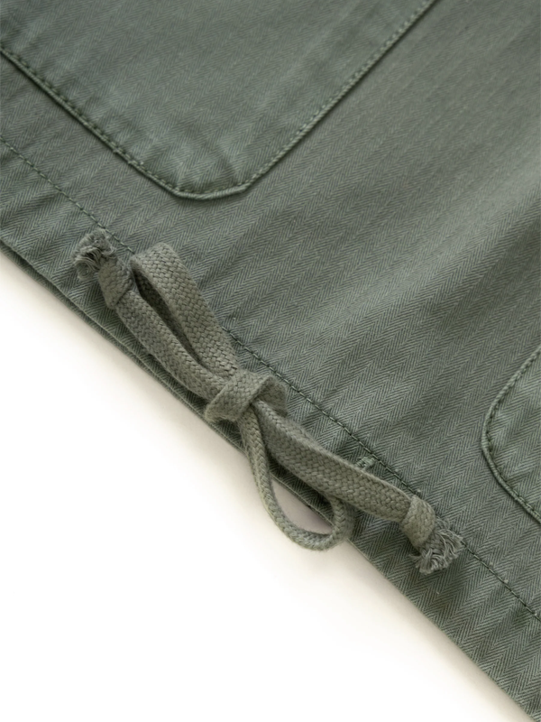 Pigment Herringbone Smock 2.0: Olive