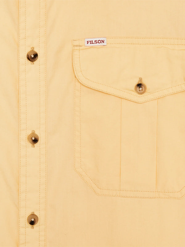 Washed Short Sleeve Feather Cloth Shirt (FINAL SALE)