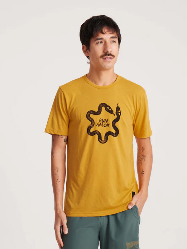 Mathis Core Short Sleeve Active Tee: Sunburst