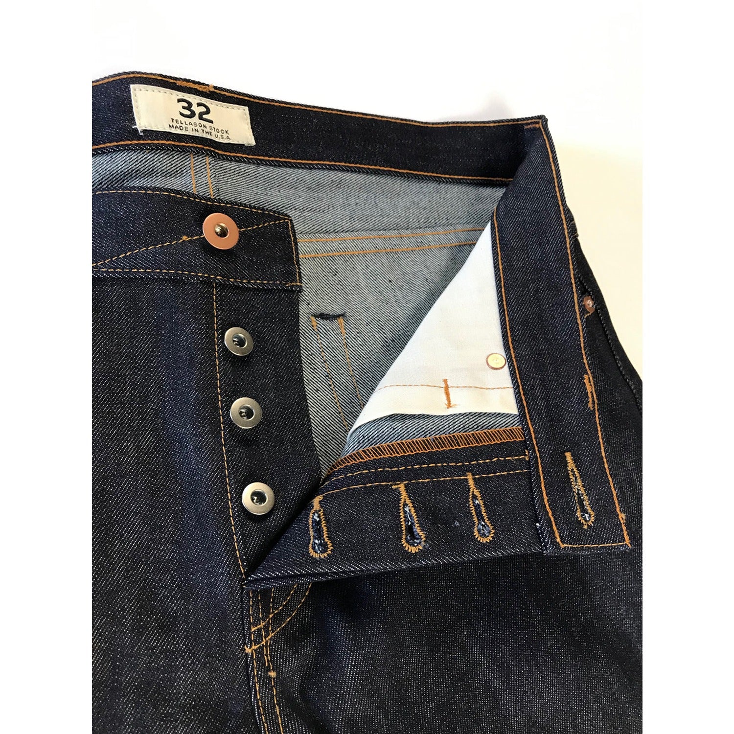 Classic stock straight-leg jeans with a timeless fit, durable denim fabric, and a versatile style for everyday wear.