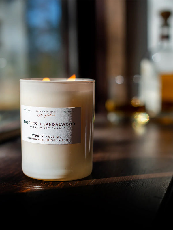 Tobacco & Sandalwood Soy Candle – Unlikely Professionals