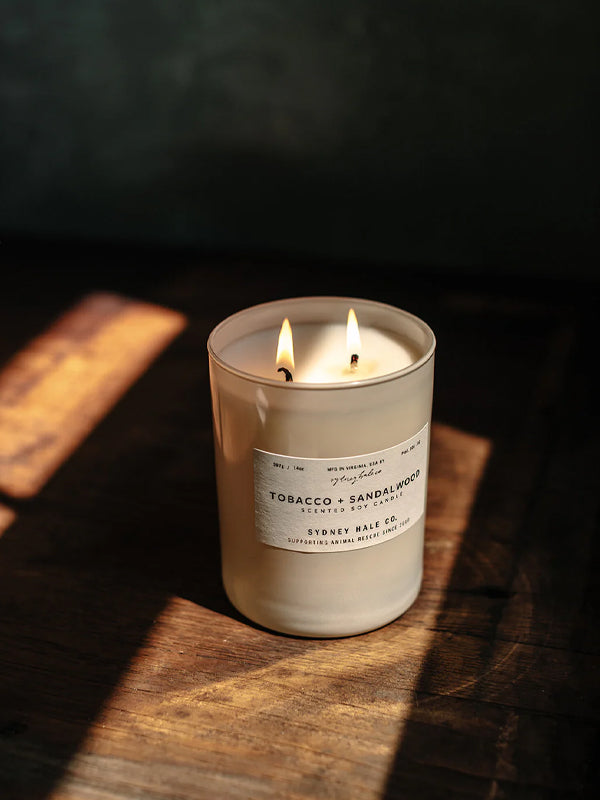 Tobacco & Sandalwood Soy Candle – Unlikely Professionals