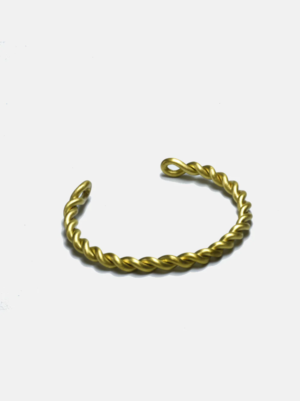 Twisted Brass Cuff
