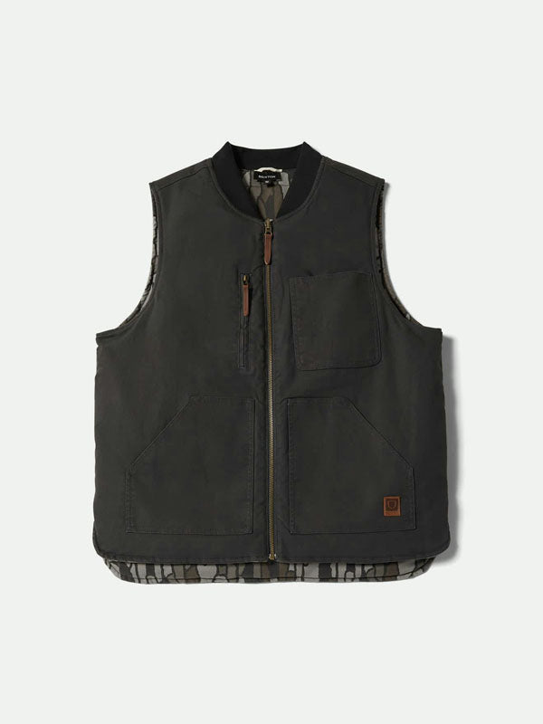Builders Abraham Reversible Vest: Bark Camo