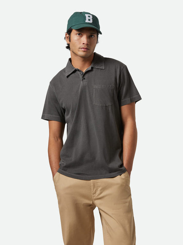 Vintage Wash S/S Polo: Vintage Black