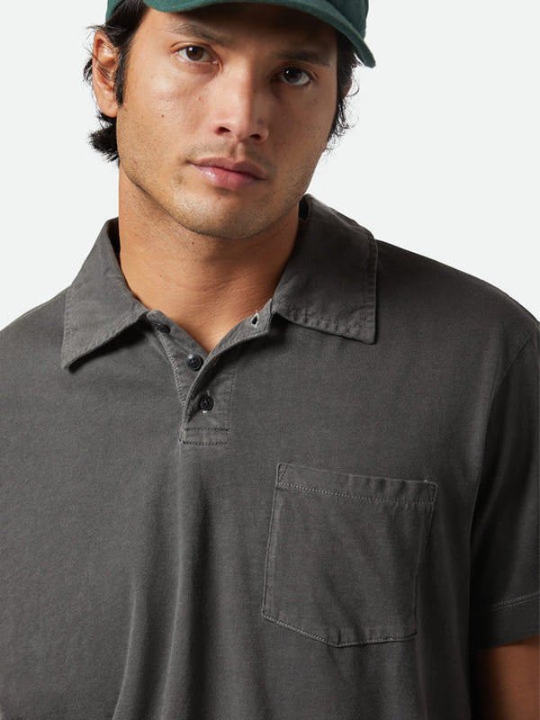 Vintage Wash S/S Polo: Vintage Black
