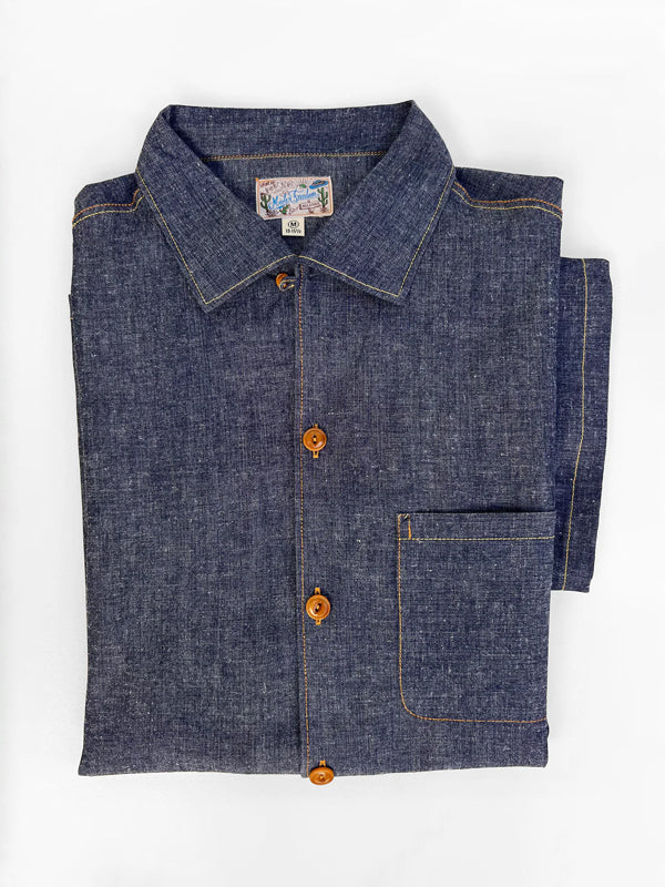 Watertown Shirt: Indigo Chambray