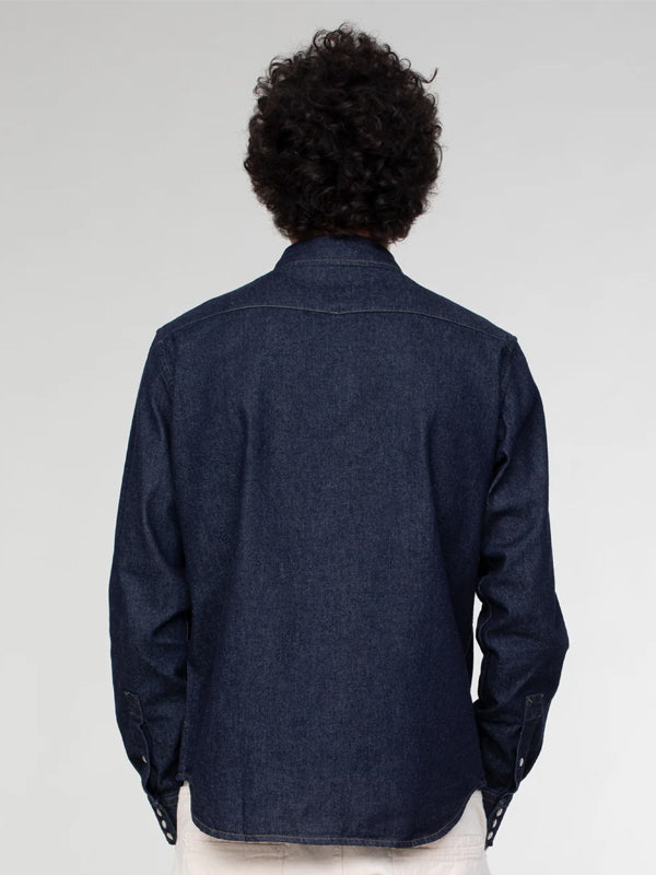 Western Shirt: Texas Indigo Denim (FINAL SALE)
