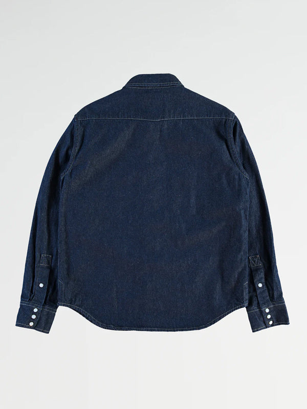 Western Shirt: Texas Indigo Denim (FINAL SALE)