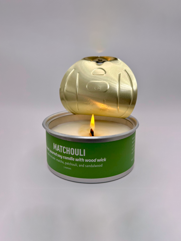 Matchouli Scented Candle