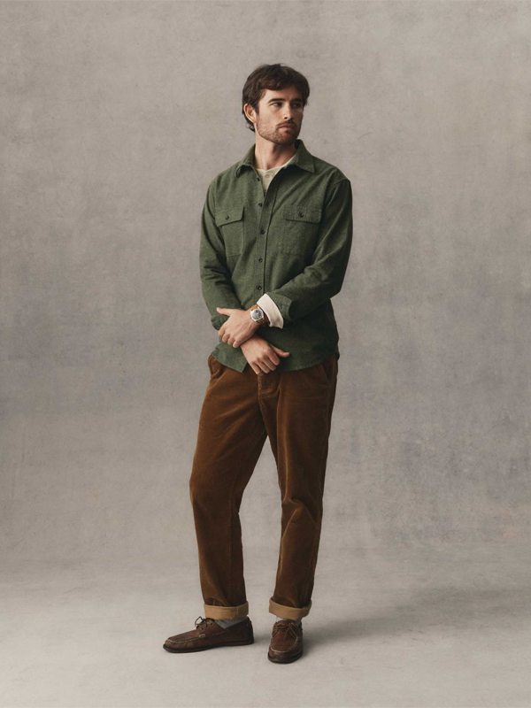 The Yosemite Shirt: Lichen Donegal