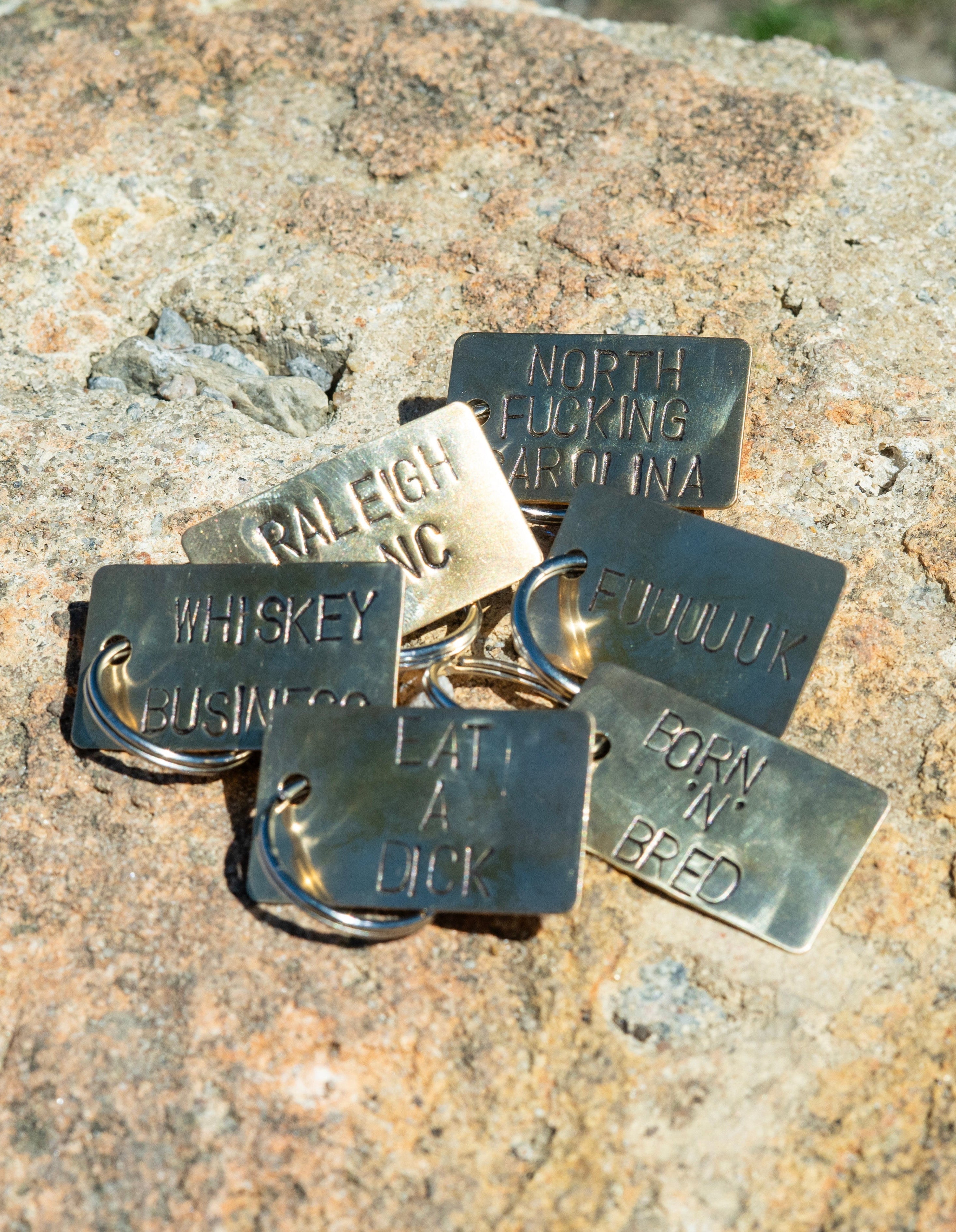 Custom Grown Folks Keychain