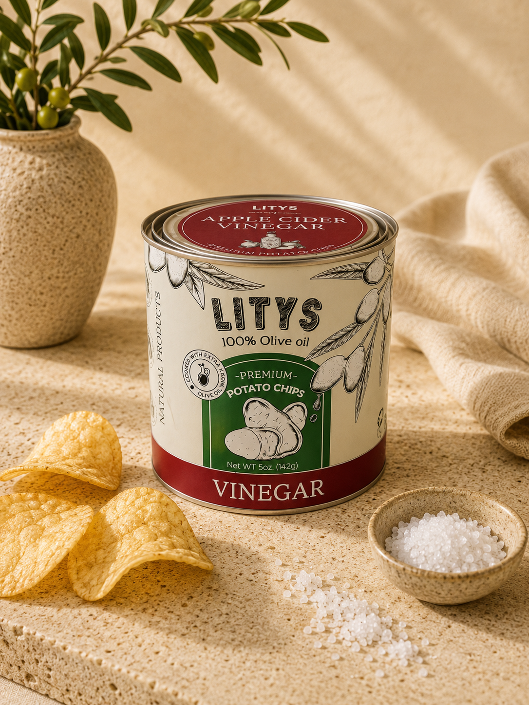 Apple Cider Vinegar Chips: 5oz
