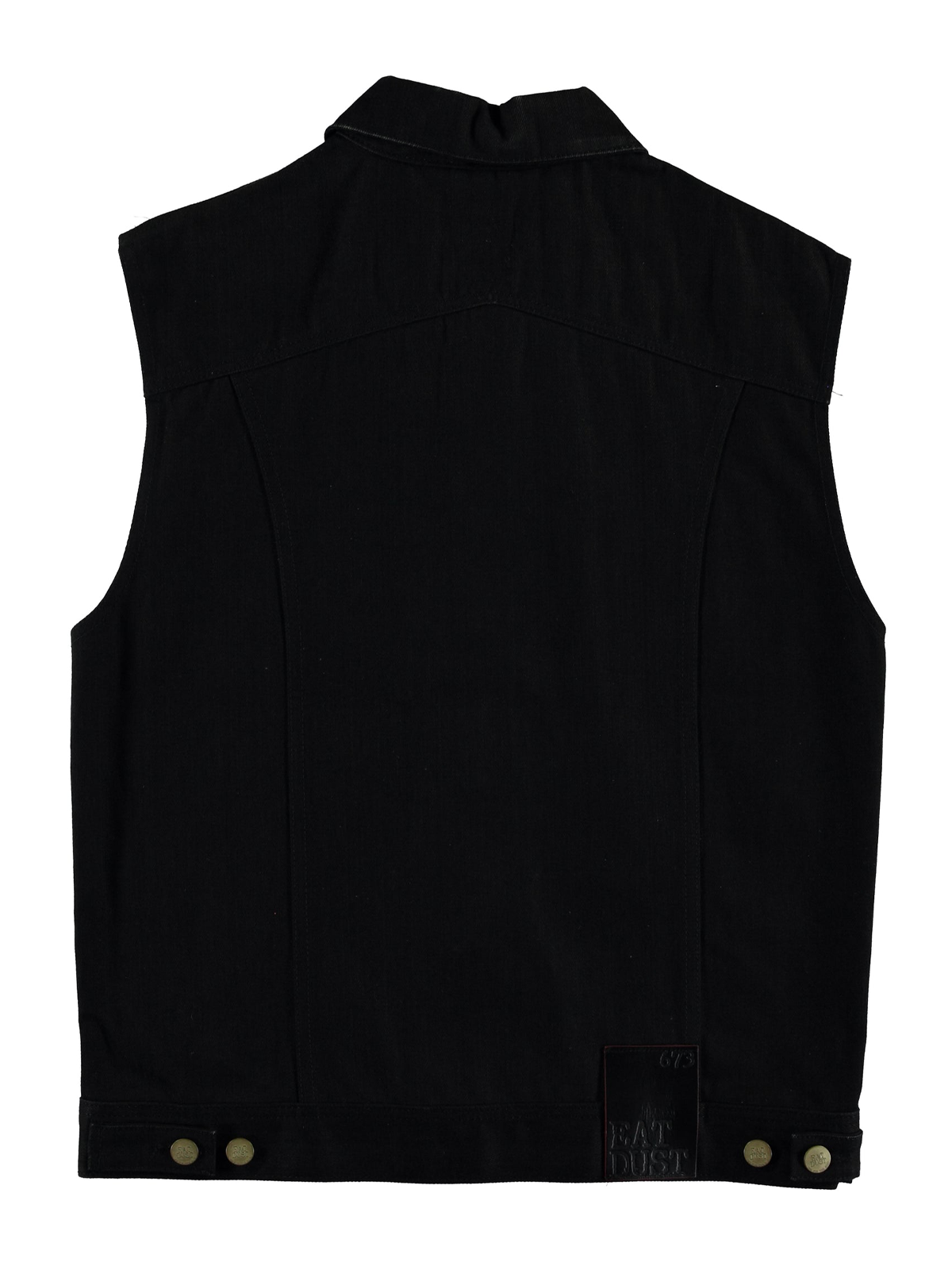 Denim Vest: Black FINAL SALE