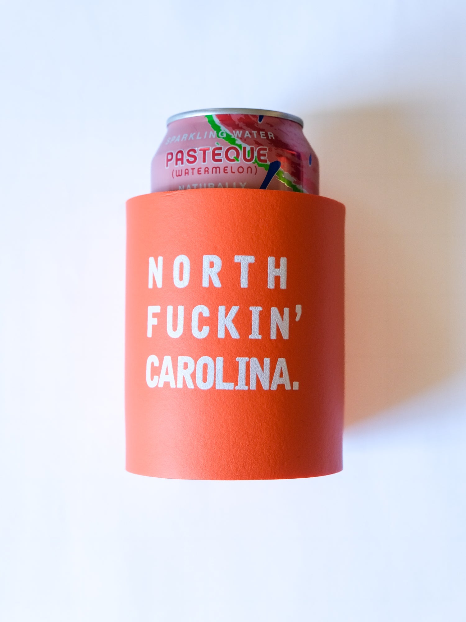North F*ckin' Carolina Foam Koozie: Orange