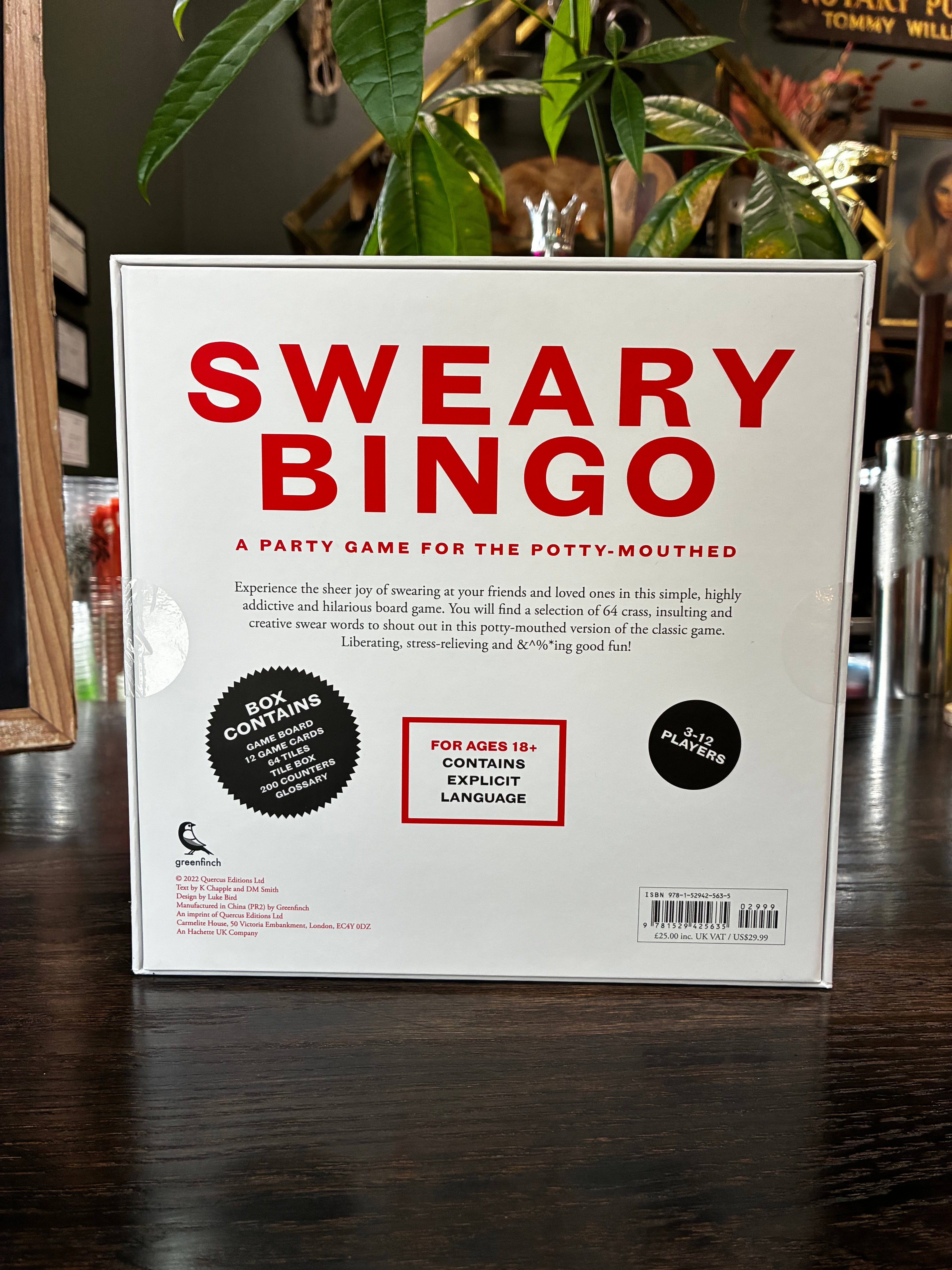 Sweary Bingo
