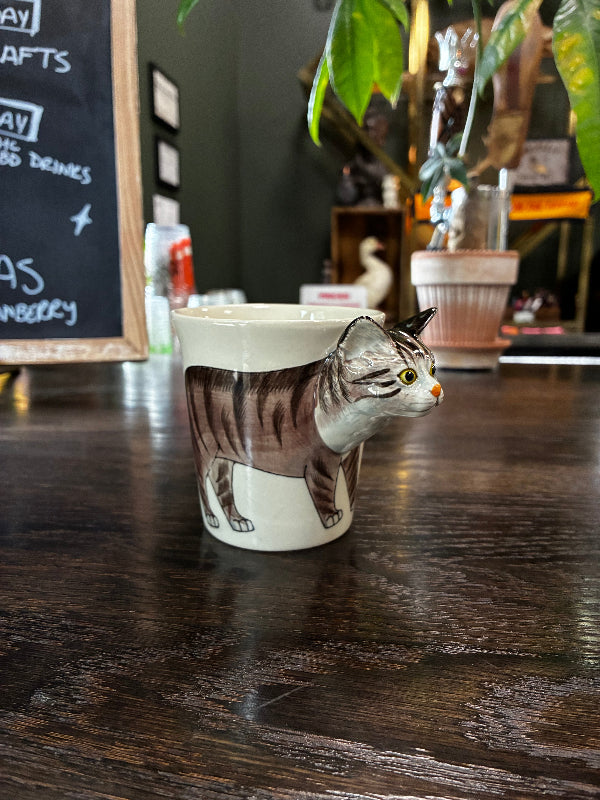 Mug: Gray Tabby Cat