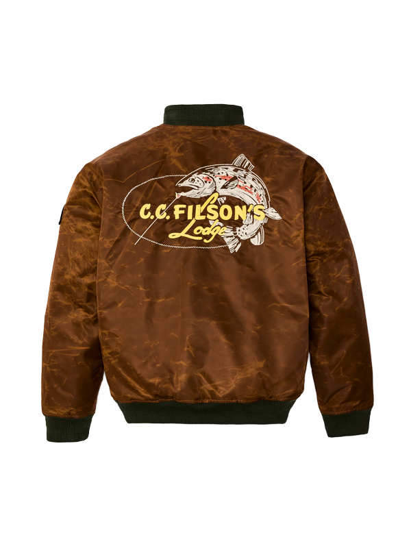 Embroidered Montlake Jacket: Whiskey
