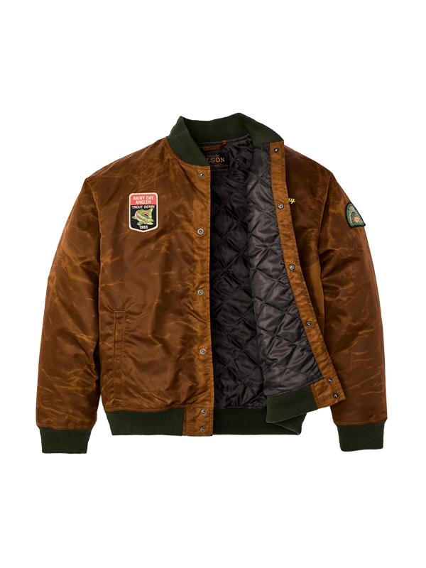 Embroidered Montlake Jacket: Whiskey