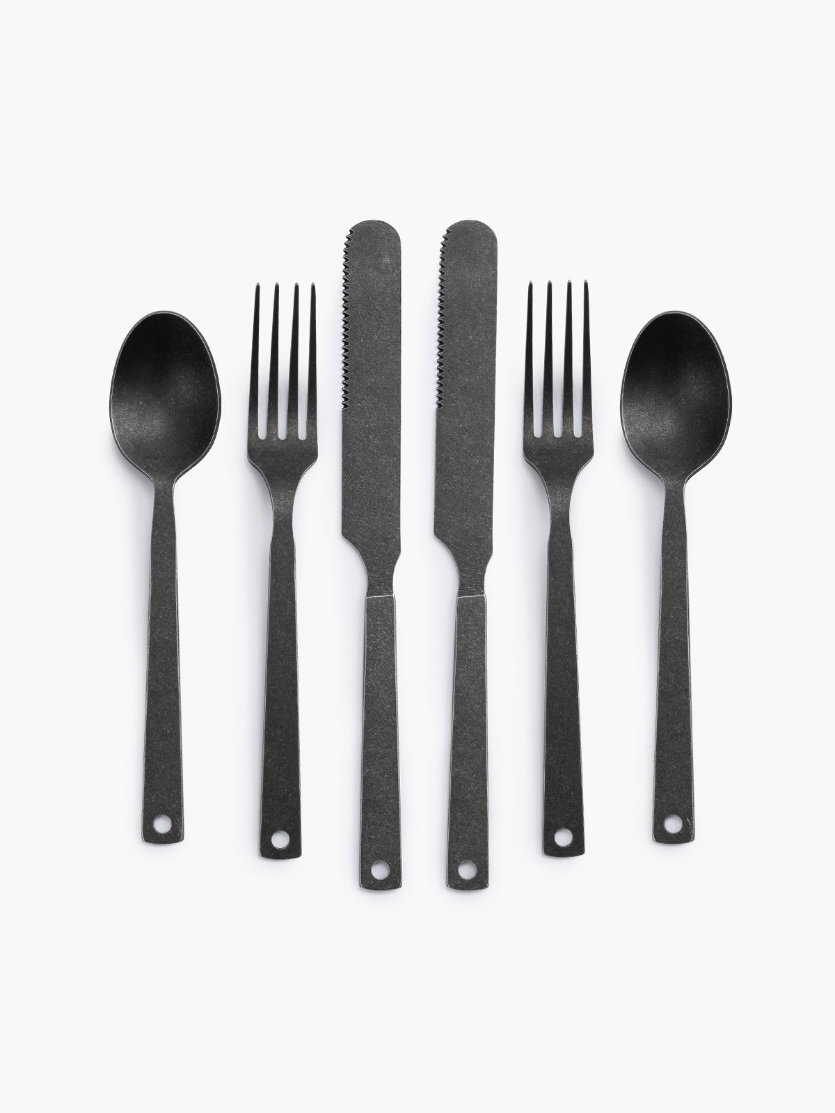 Matte Black Flatware Set