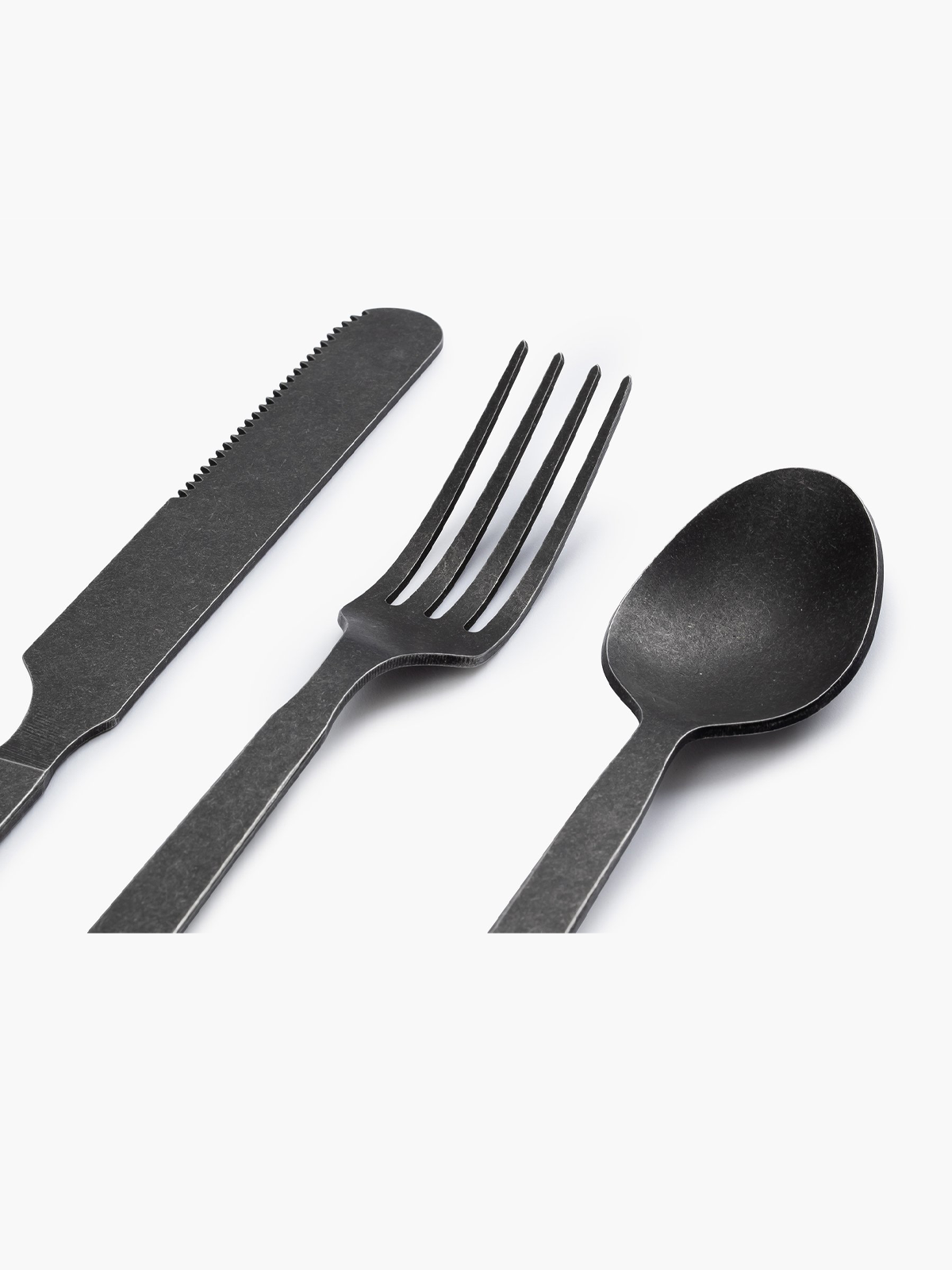 Matte Black Flatware Set