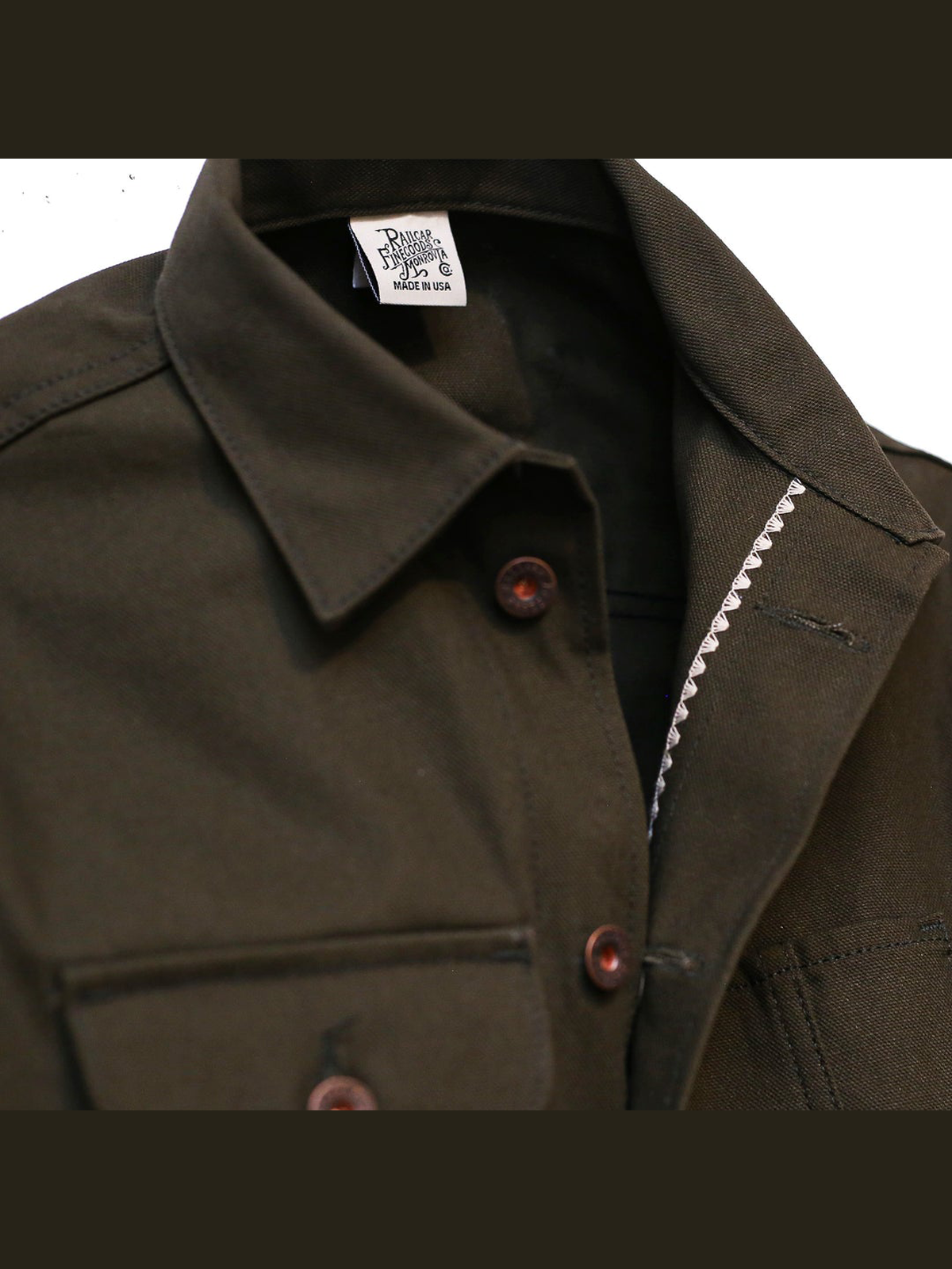 Chore Coat 12oz Cotton: Seaweed