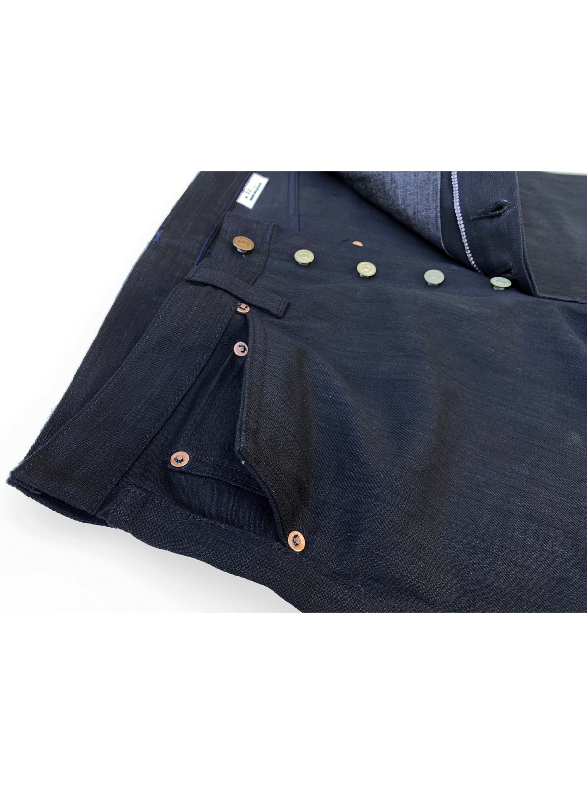 Californian "Outlaw" Lot. 64 Denim Jeans: Black Sulfur-Dyed
