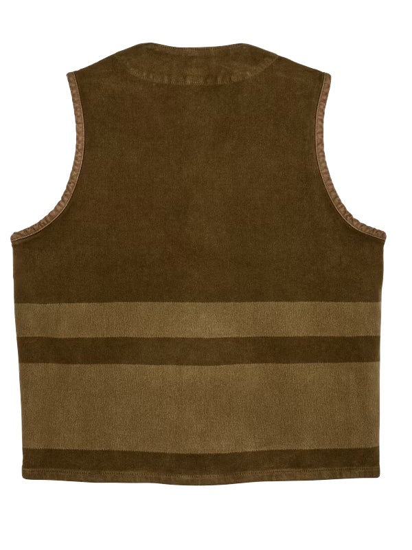 Beartooth Cruiser Vest: Marsh Olive Blanket Stripe