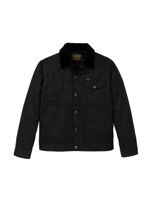 Insulated Short Cruiser Jacket: Black