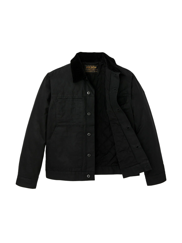 Insulated Short Cruiser Jacket: Black