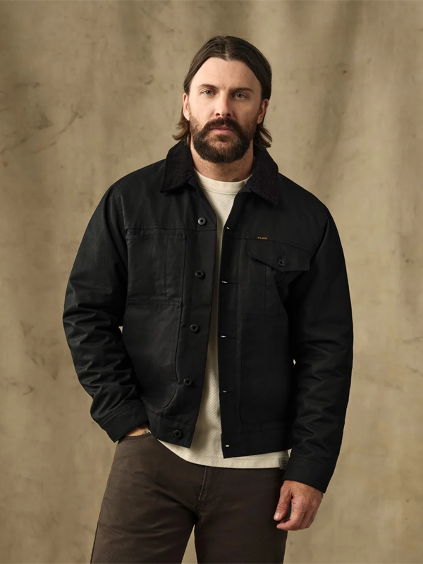 Insulated Short Cruiser Jacket: Black