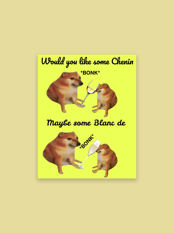 Blanc De Bonk Magnet