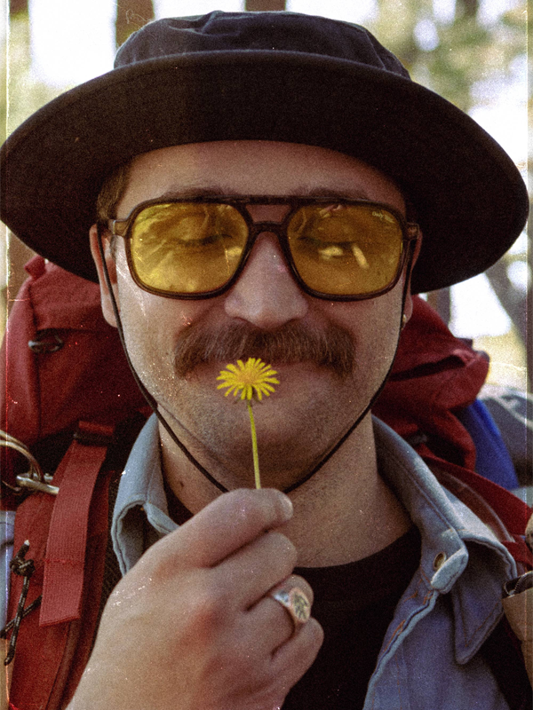 Smokey Bear x CAMP Glacier Sunglasses: Moss, Polarized Yellow
