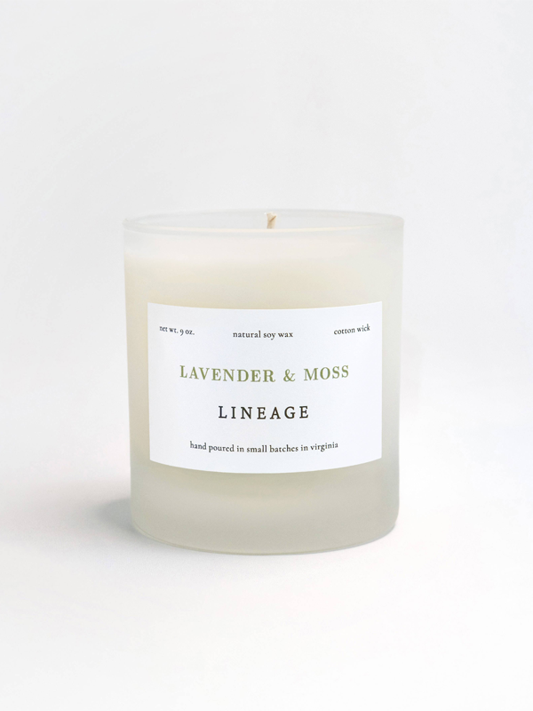 Lavender & Moss Candle