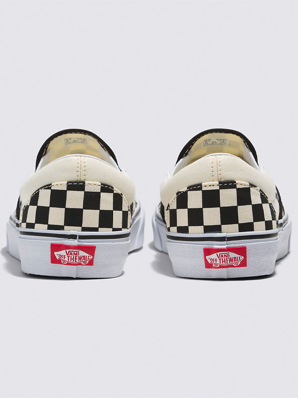 Vans Slip-On Checkerboard Shoes: Black/Off-White (FINAL SALE)