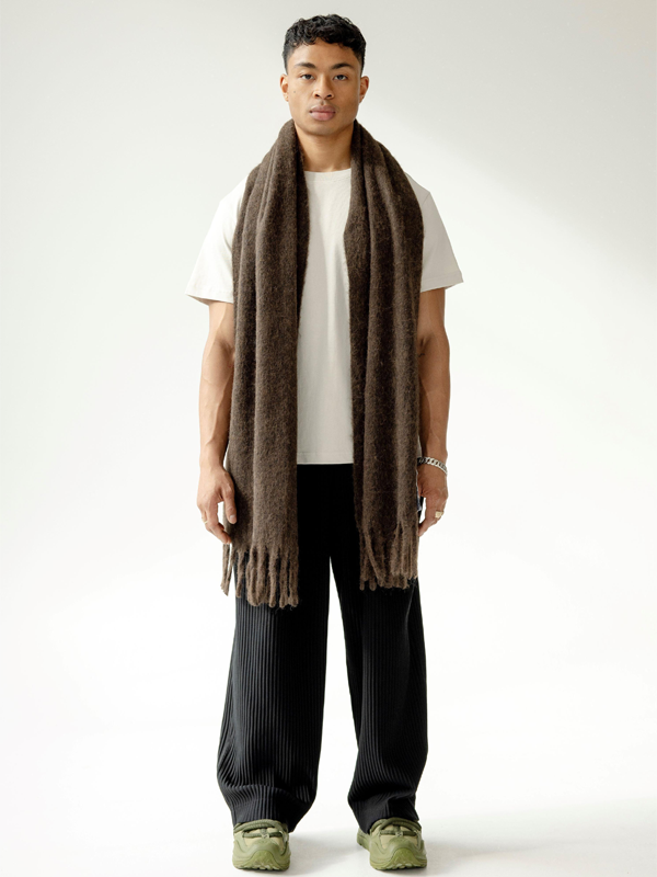 The Reykjavik Scarf: Dark Chocolate