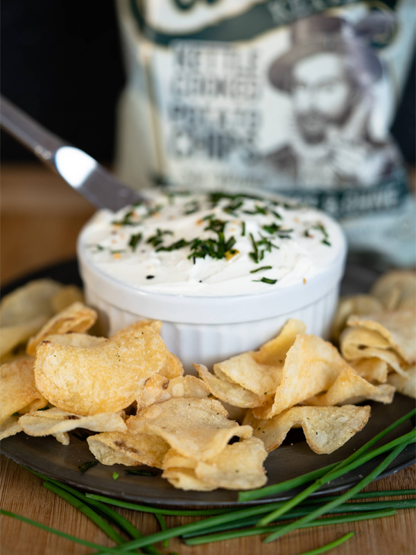 Cream Cheese & Chives Kettle Chips: 2oz