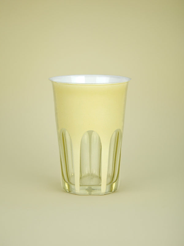 Rialto Glass Tumbler: Creme (Single)