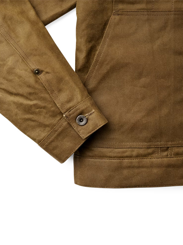 Tin Cloth Short Lined Cruiser Jacket: Dark Tan