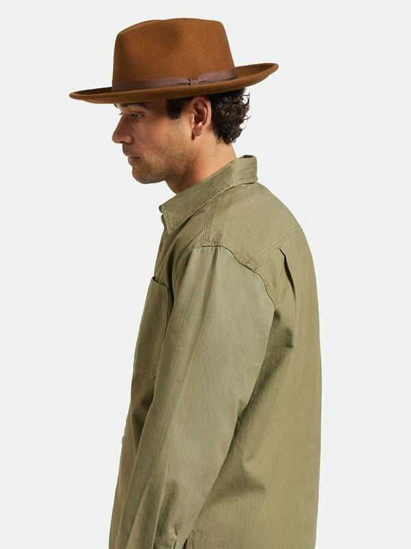Dayton Convertible Brim Rancher Hat: Coffee/Brown