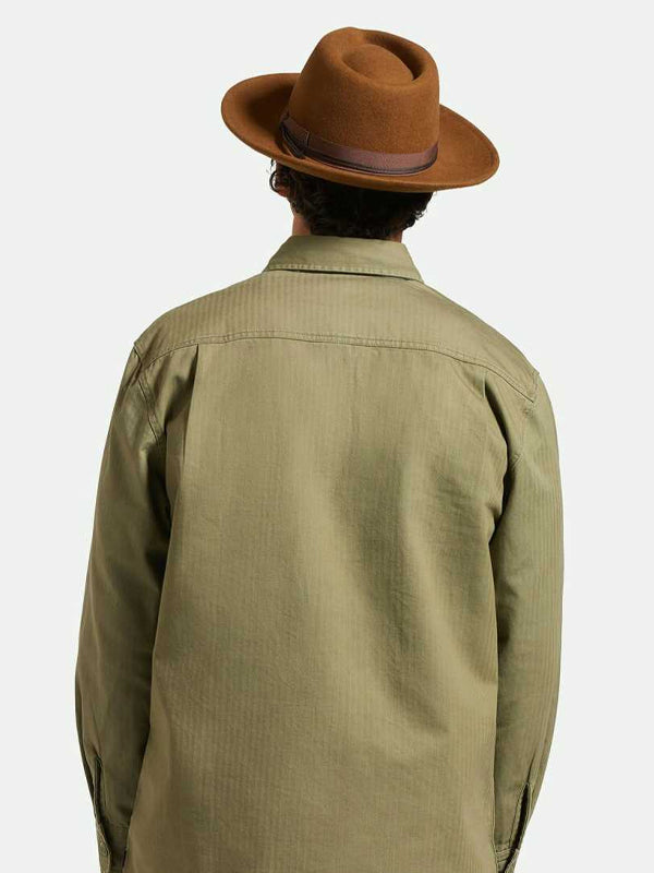 Dayton Convertible Brim Rancher Hat: Coffee/Brown