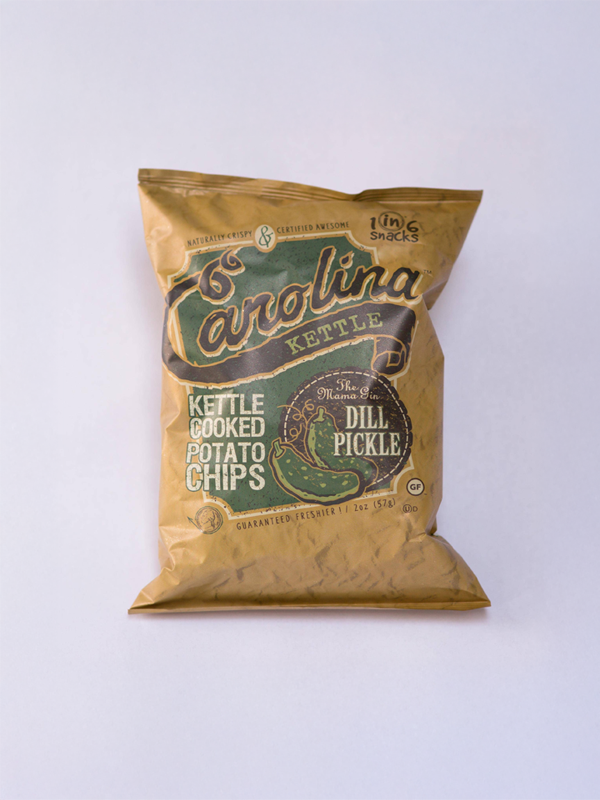 Dill Pickle Carolina Kettle Potato Chips: 2 oz