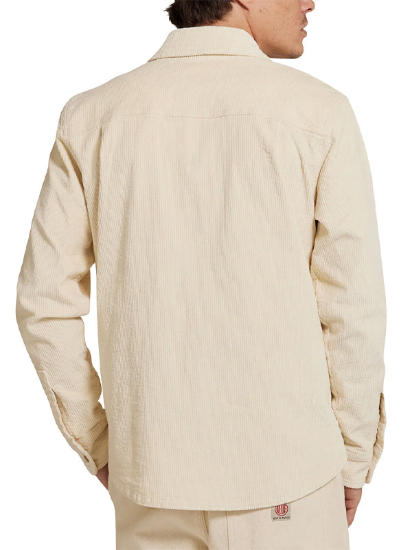 Vacay Cord Shirt: Dirty White