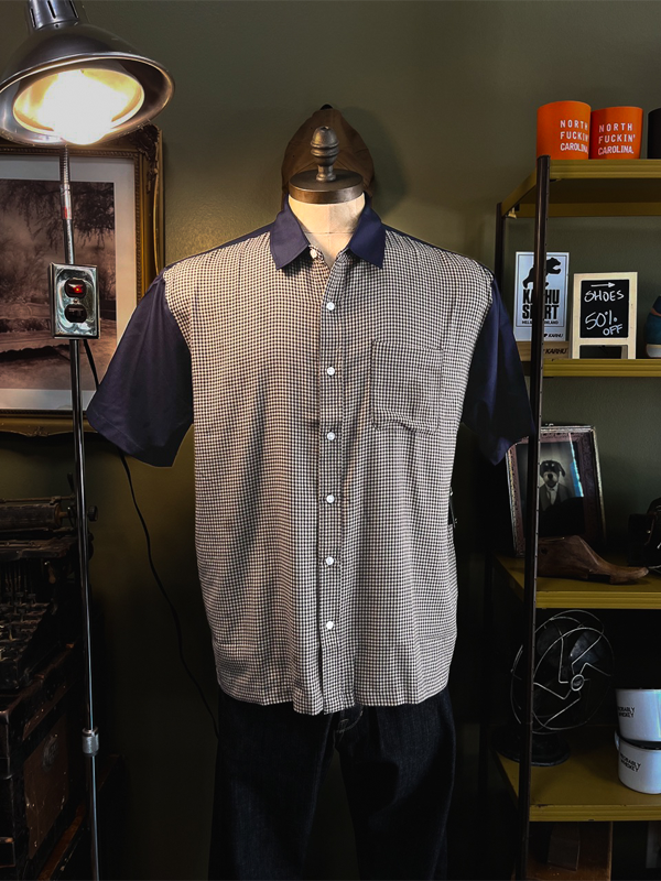 Cru Short Sleeve: Classic Navy Color Blocked